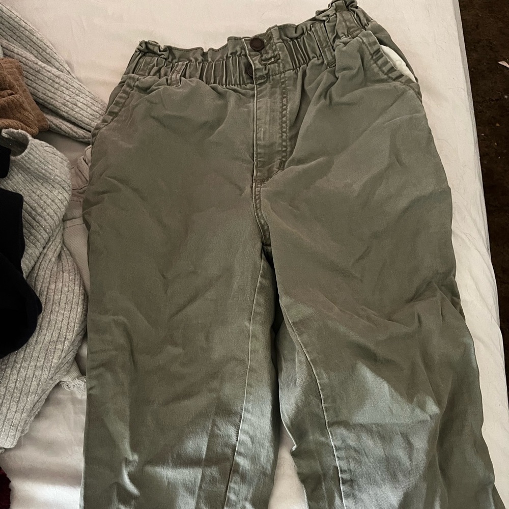 Green pants